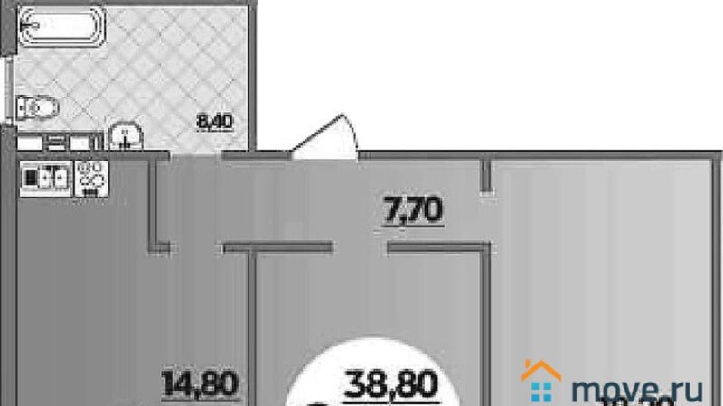 Продам 2-комнатную квартиру от застройщика, 75.25 м², Анапа, шоссе Супсехское,                                                     26к2