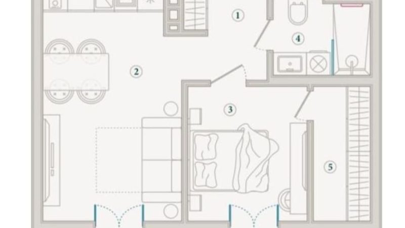 Продаю 1-комнатные апартаменты от застройщика, 61.9 м², Анапа, Корпус                                                     1