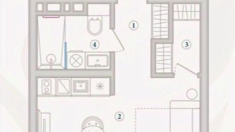 Продаются 1-комнатные апартаменты от застройщика, 40.7 м², Анапа, Корпус                                                     1