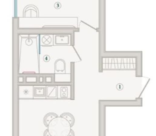 Продам 1-комнатные апартаменты от застройщика, 50.2 м², Анапа, Корпус                                                     1
