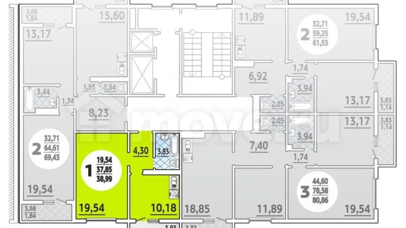 Продажа 1-комнатной квартиры от застройщика, 39 м²,                                                     Анапа