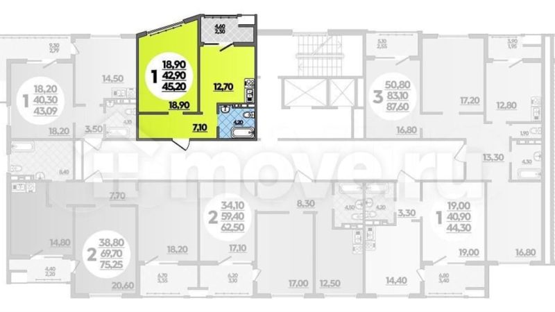 Продажа 1-комнатной квартиры от застройщика, 45.2 м²,                                                     Анапа